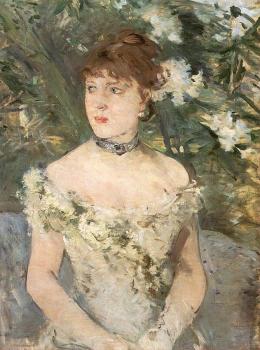 Berthe Morisot : Young Woman Dressed for the Ball